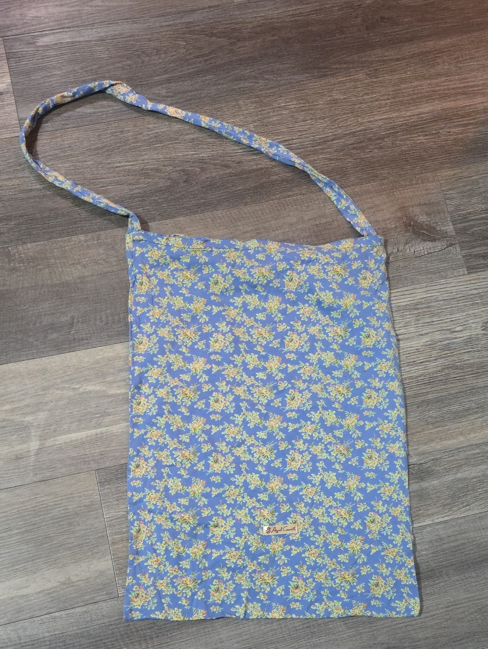 April Cornell Blue Floral Crossbody Bag